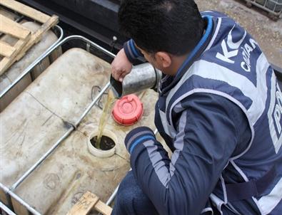 Gaziantep'te 38 Bin 974 Litre Kaçak Motorin Ele Geçirildi