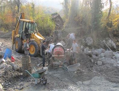 Cide’de Beton Köprü Hizmete Açıldı