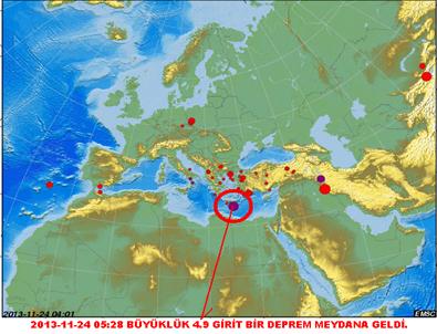 Deprem Uzmanı Sütçü, Girit Adası'ndaki Depremi Tahmin Ettiklerini Söyledi