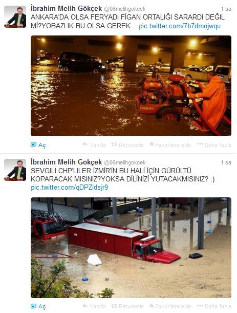 Gökçek'ten İzmir tweetleri