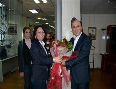 Öğretmen Başkana Öğretmenler Günü Ziyareti