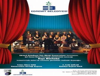 Edremit Belediyesi’nden Kışa Merhaba Konseri
