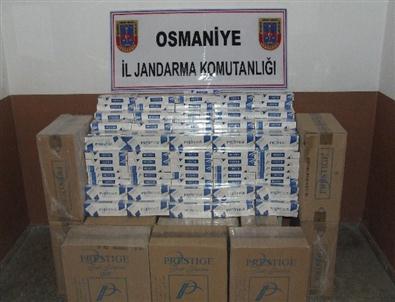 Osmaniye’de 17 Bin 270 Paket Kaçak Sigara Ele Geçirildi