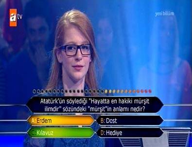 Üniversiteli yarışmacı öyle bir soruda elendi ki...