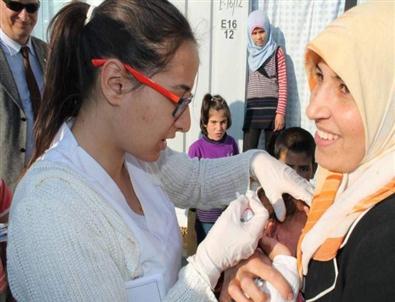 35 Bin Çocuğa Çocuk Felci Aşısı Yapıldı