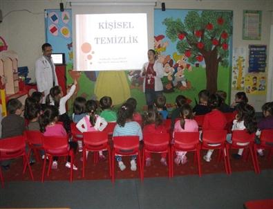 Aydın’da Miniklere Kişisel Temizlik ve El Yıkamanın Önemi Anlatıldı