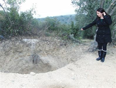 Zeytinlikte Lahit Mezarı Bulundu