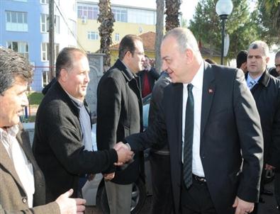 Başkan Ergün’e Ahmetli’de Yoğun İlgi