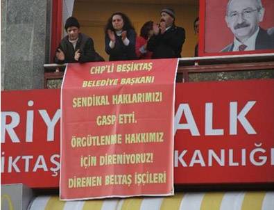 Beşiktaş Belediyesi’ne Kızıp CHP Binasını Bastılar