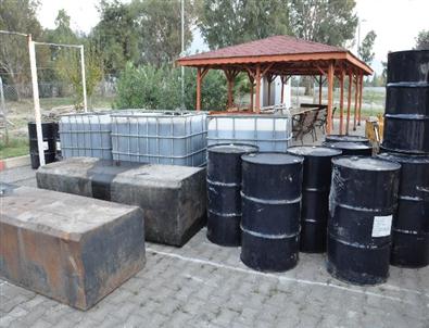 Dörtyol'da 7 Bin 500 Litre Kaçak Mazot Ele Geçirildi
