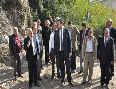 Başkan Akdemir, Devam Eden Yol Çalışmalarını İnceledi