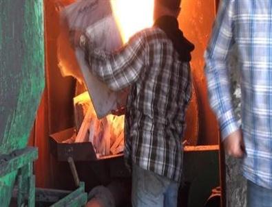 Giresun’da Kaçak Sigara ve İçkiler İmha Edildi