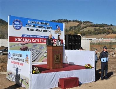 Çan Atıksu Arıtma Tesisi Temeli Atıldı