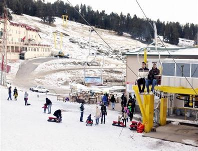 Uludağ'da Kar Kalınlığı 25 Santimetre