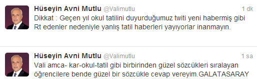 Vali Mutlu'dan ilginç açıklama!