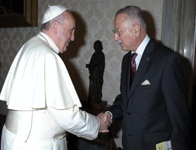 İhsanoğlu Vatikan'da Papa'yla Görüştü