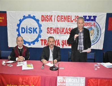 Disk Genel İş Sendikası, Tekirdağ Belediyesi İşçilerini Büyükşehir Yasası Hakkında Bilgilendirdi