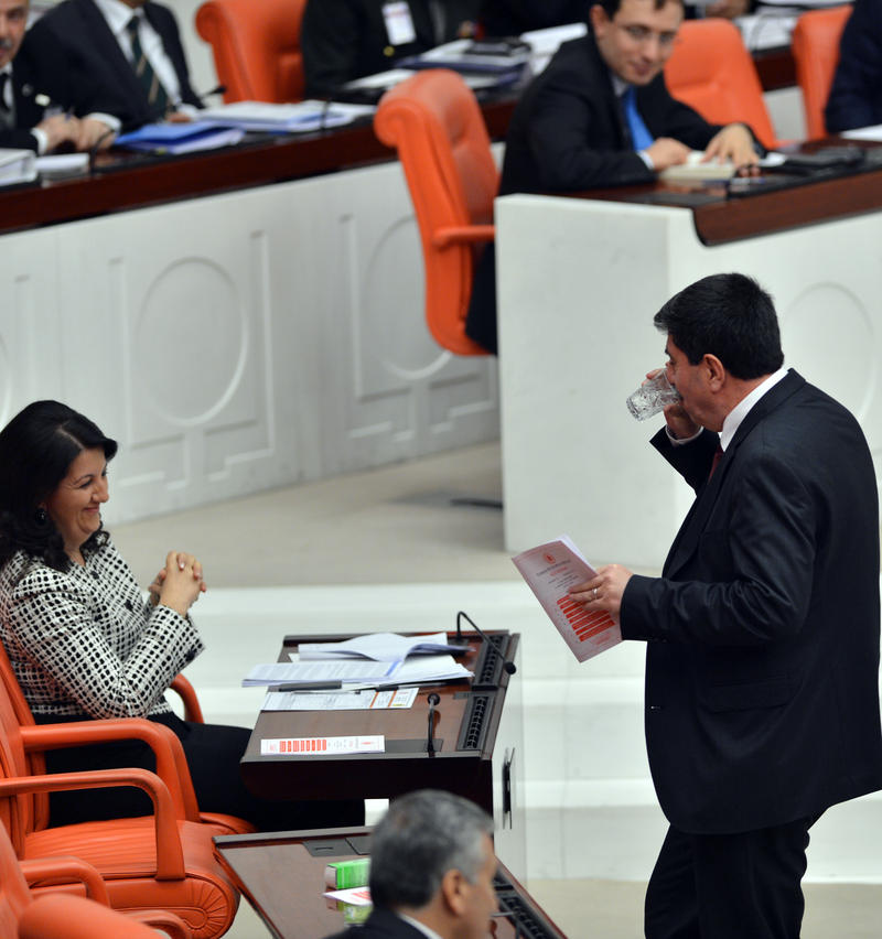 Meclis'te BDP'li Altan Tan'a 'gazlı su'