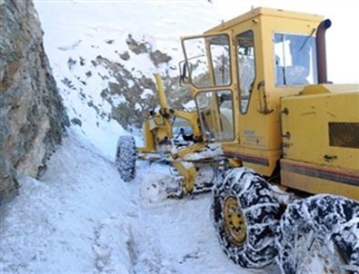 Kulp İlçesinde Kar Nedeniyle Köylere Ulaşım Sağlanamıyor