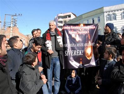 Siverek’te Elektrik Kesintileri Protesto Edildi