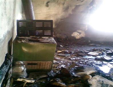 Sakarya’da Tek Katlı Lojman Yandı