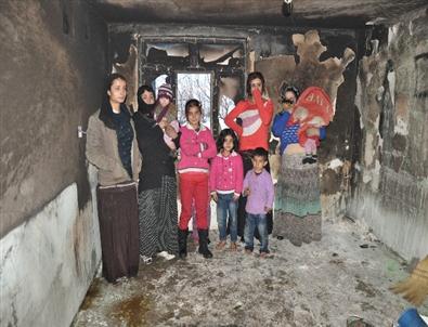 15 Kişilik Aile Kış Ortasında Evsiz Kaldı