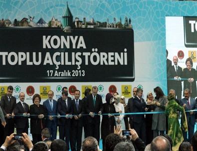 Başbakan Erdoğan, Konya’da 115 Eserin Açılışını Yaptı