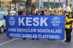 KAMU EMEKÇILERI SENDIKALARı KONFEDERASYONU - Kocaeli'de Eğitim-sen Eylemi