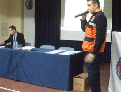 Yenice Myo’da Öğrencilere Afet Semineri Verildi