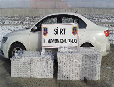 Baykan'da 11 Bin 980 Paket Kaçak Sigara Ele Geçirildi