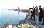 DENİZ FENERİ - Başkan Karabacak Balıkçı Barınağını İnceledi