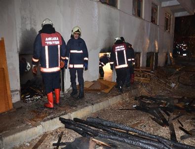Ankara'da Bir Apartmanda Çıkan Yangın Korkuttu