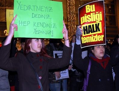 Eskişehir’de Eylemci Grup Ak Parti’ye Yürüdü