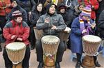 ZİHİNSEL ENGELLİ ÇOCUKLAR - Dünyanın İlk Zihinsel Engelli Perküsyon Grubu Taksim'de Gösteri Yaptı