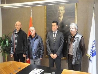 Eski Başkanlar Başkan Mehmet Kocadon’u Ziyaret Etti