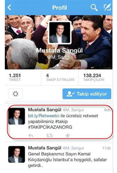 Mustafa Sarıgül takipçi satın aldı iddiası