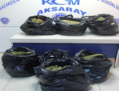 Bagajdan 58 Kilo Esrar Çıktı
