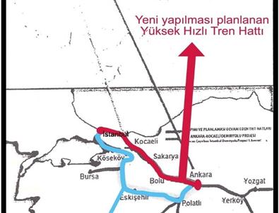 'Sincan - Çayırhan- İstanbul” Demiryolu Projesi