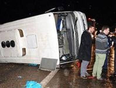 Antalya'da feci kaza: 11 yaralı