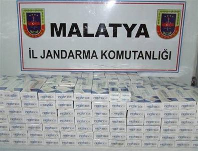 Otobüste Kaçak Sigara Ele Geçirildi