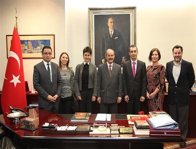 Ab Müstaşarı Fantaroni Başkan Büyükerşen’i Ziyaret Etti