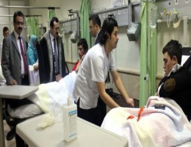 Rektör Gökbel, Yaralıları Ziyaret Etti