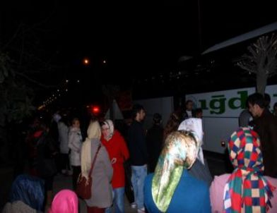 İğdır’a Yolcu Götüren Otobüse Ordu’da Taşlı Saldırı