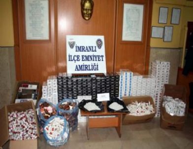 İmranlı’da Uyuşturucu ve Kaçak Sigara Operasyonu
