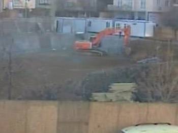 Yeşil alana inşaat mı yapıldı?