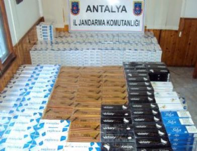 Jandarma Ekiplerinden Kaçak Sigara Operasyonu