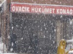 Ovacık'ta Kar Yağışı