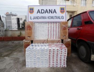 Adana'da 9 Bin 500 Paket Kaçak Sigara Ele Geçirildi