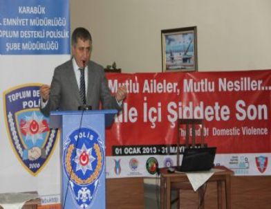 Aile İçi Şiddete Son Projesi Tanıtıldı