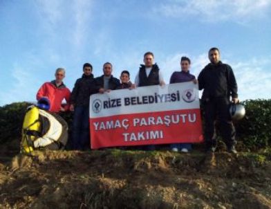 Rizeli Gençler İçin Yamaç Paraşütü Takımı Açıldı